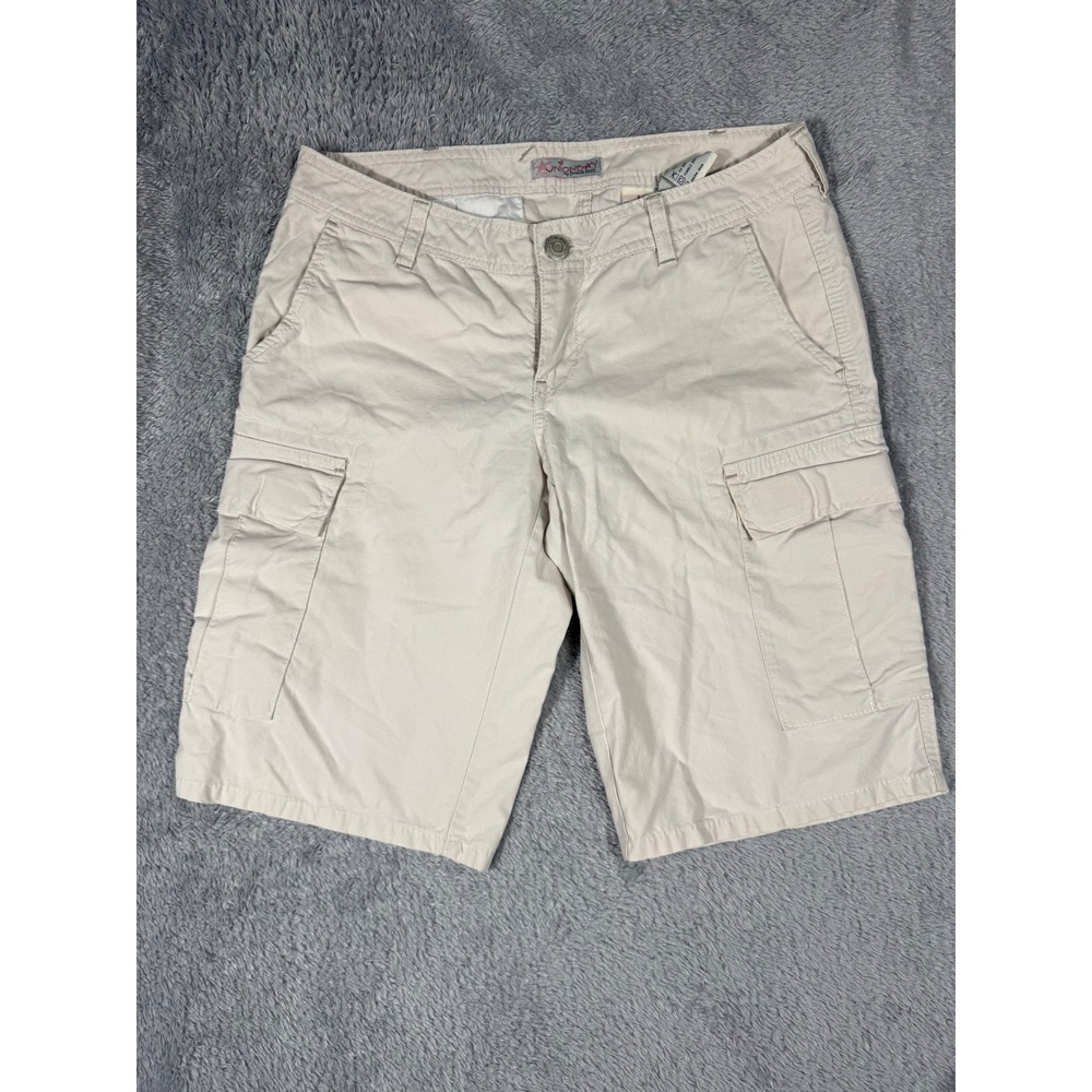 Unionbay Cargo Shorts Women Size 9 Khaki Tan Excellent Utility Gorpcore JB61682